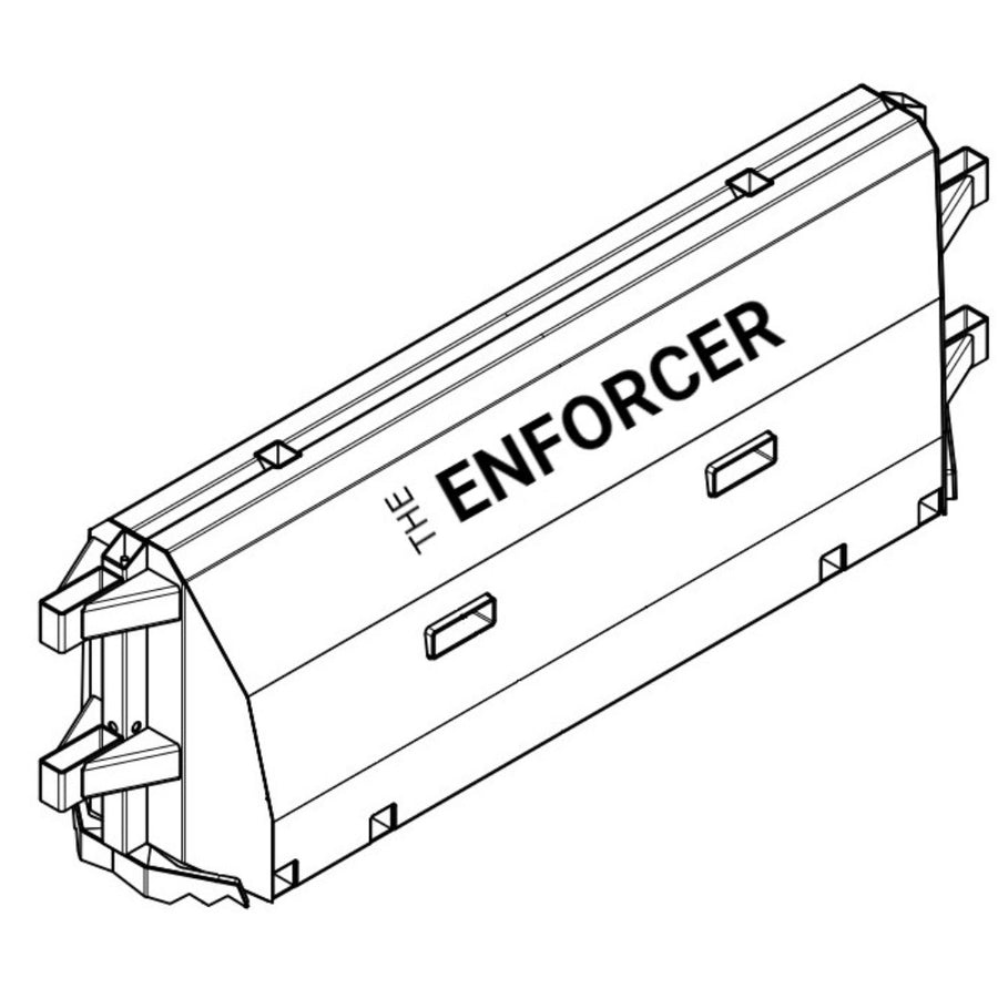 K12 Defense Enforcer - 6 Barrier Trailer Package - S4 Bollards