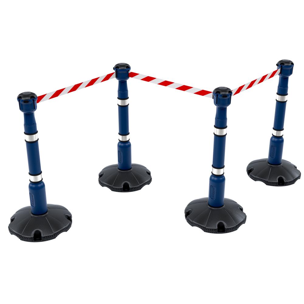 Skipper 27M Retractable Post & Base Barrier Kit - Skipper