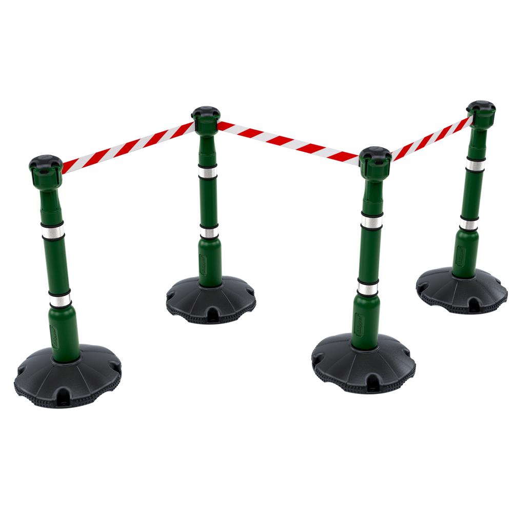 Skipper 27M Retractable Post & Base Barrier Kit - Skipper