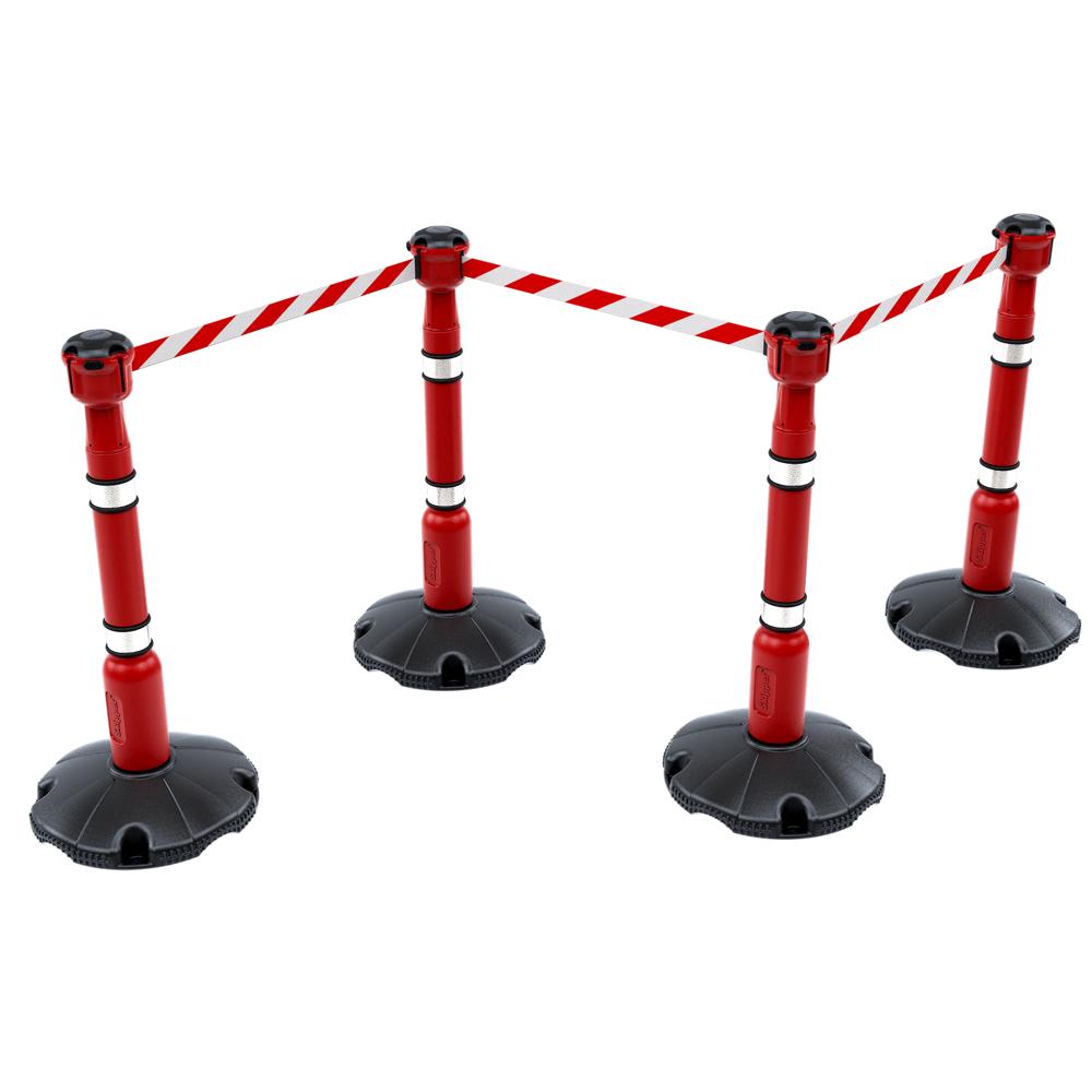 Skipper 27M Retractable Post & Base Barrier Kit - Skipper
