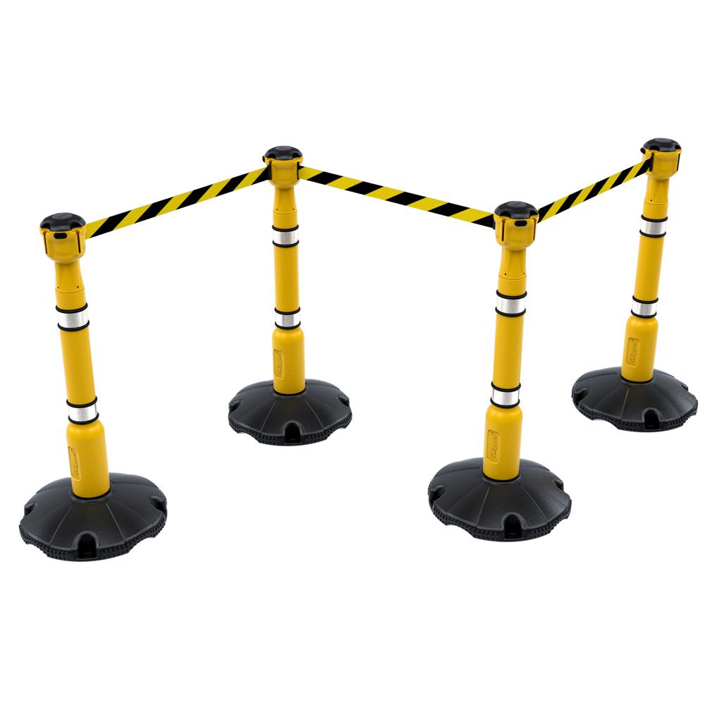 Skipper 27M Retractable Post & Base Barrier Kit - Skipper