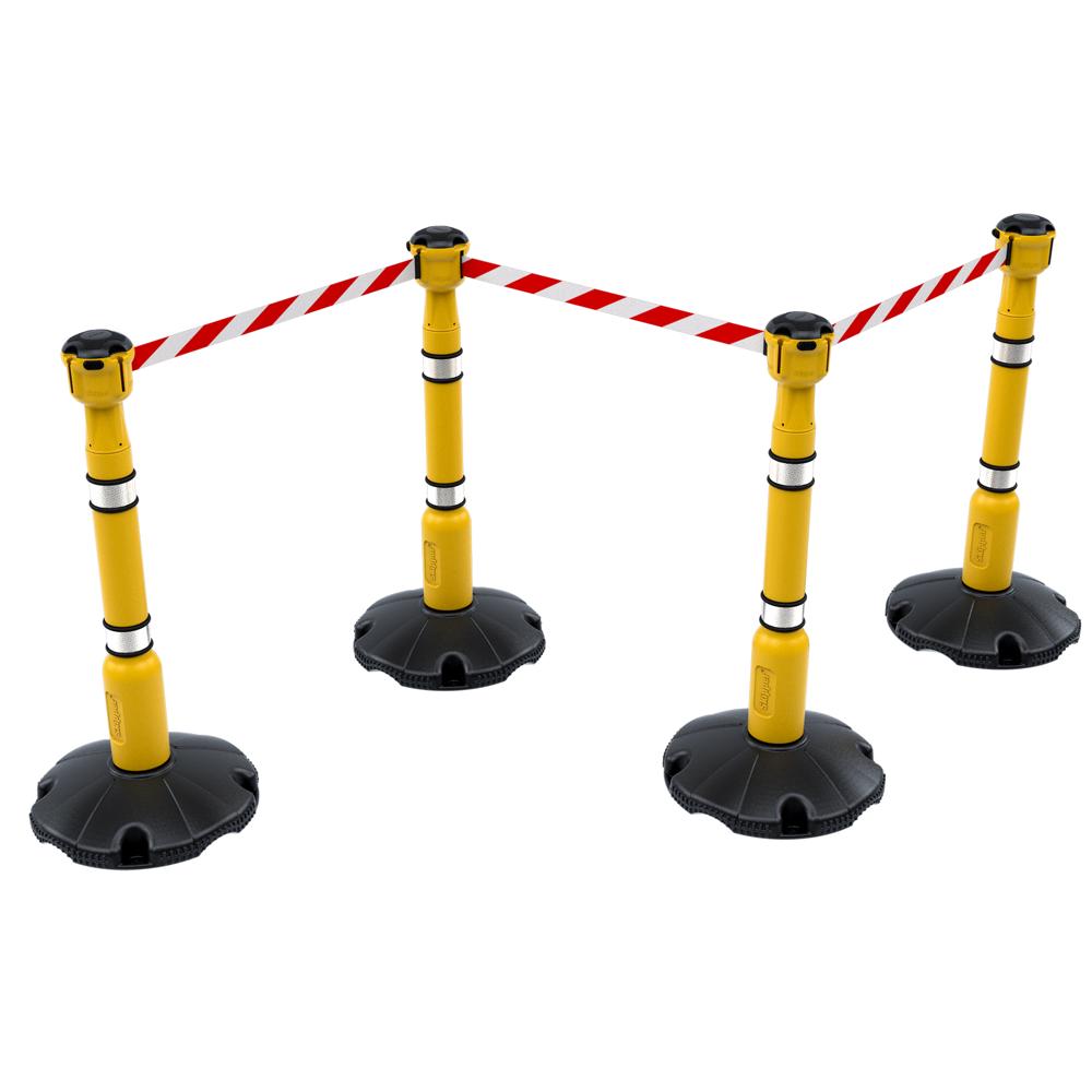 Skipper 27M Retractable Post & Base Barrier Kit - Skipper