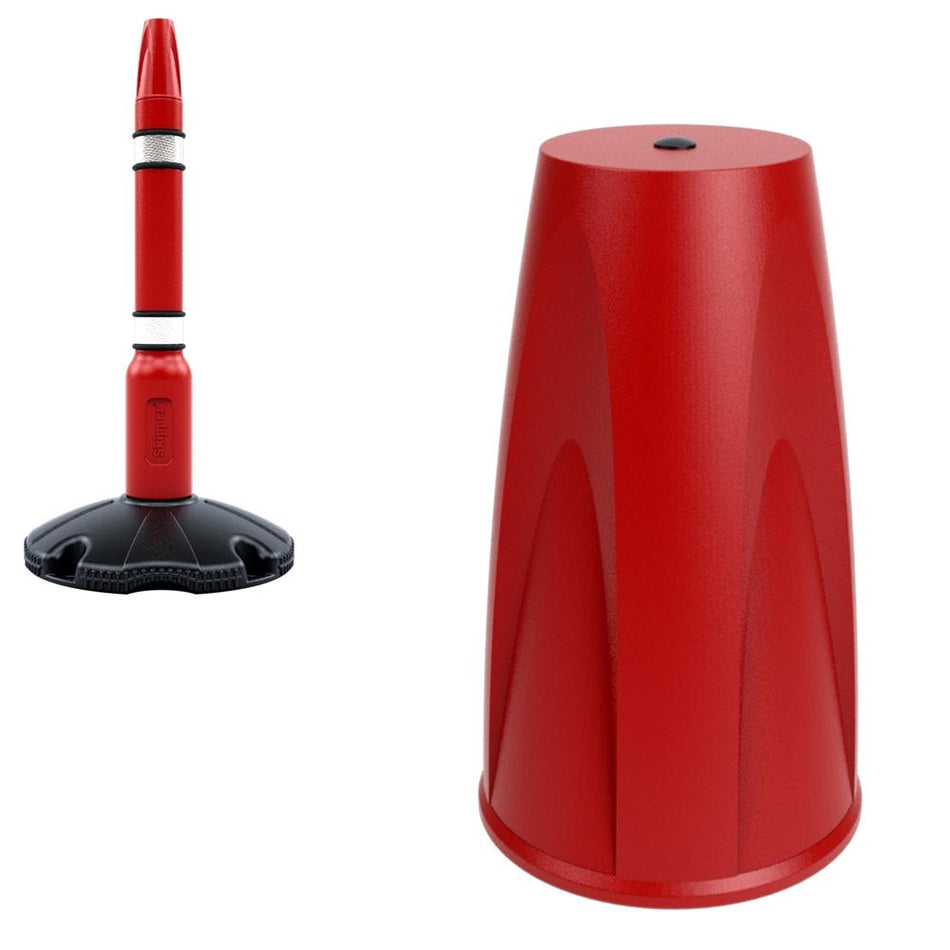 Cap for Skipper Post System - Red