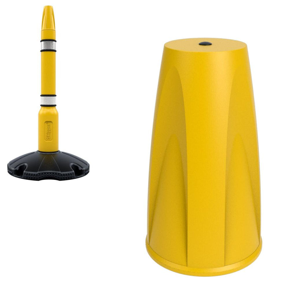 Cap for Skipper Post System - Yellow