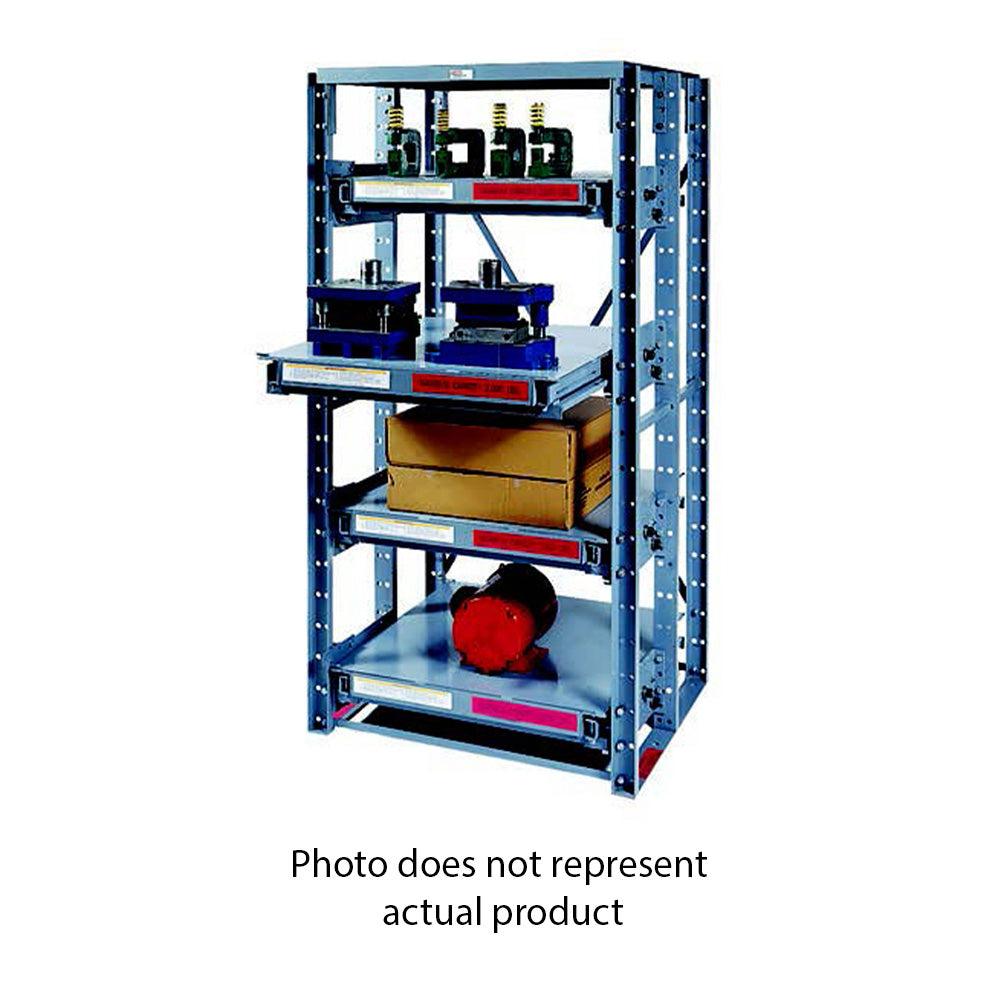 Expandable Roll-Out Shelf Rack Add-On - 2000 lbs per Shelf, Easy Access - Meco-Omaha