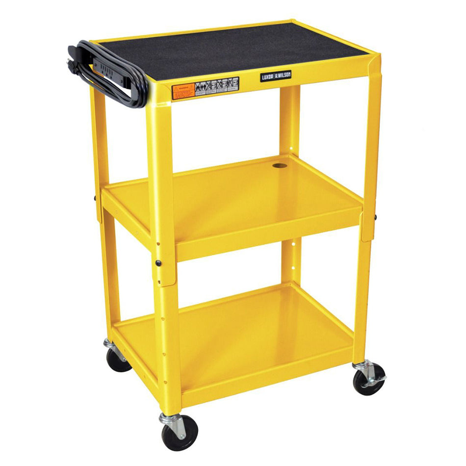 Adjustable-Height Steel Utility Cart - Luxor