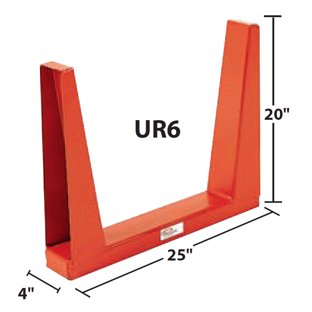 Modular U-Racks for Bar & Pipe Storage - Up to 10,000 lbs Capacity - Meco-Omaha