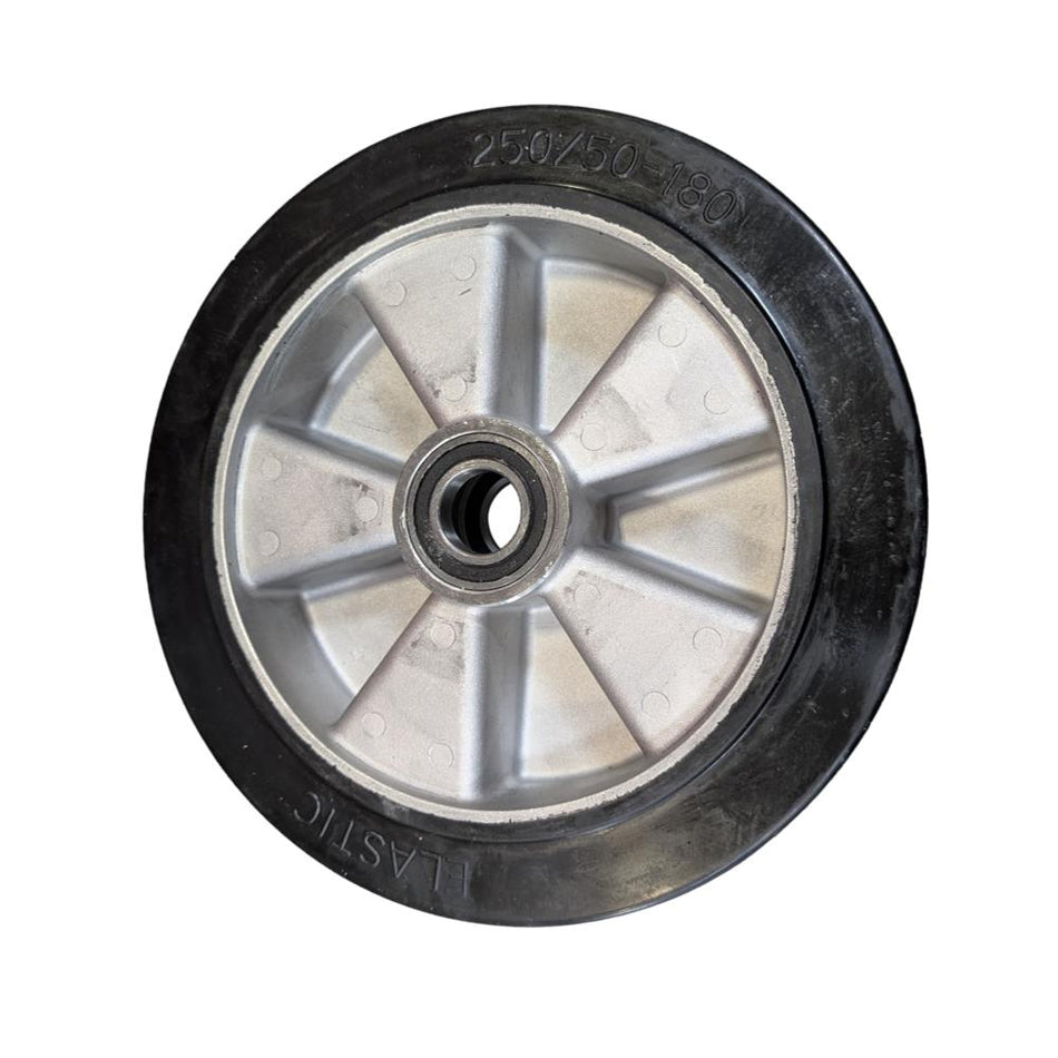 10" x 1-1/2" Mold-On Rubber Centered Hub 1" Bearing  - 800 lbs. Cap.