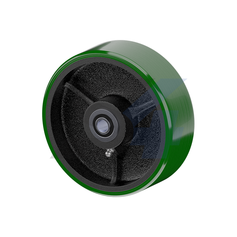 6 x 2" Poly on Cast Iron Wheel - W001.A05