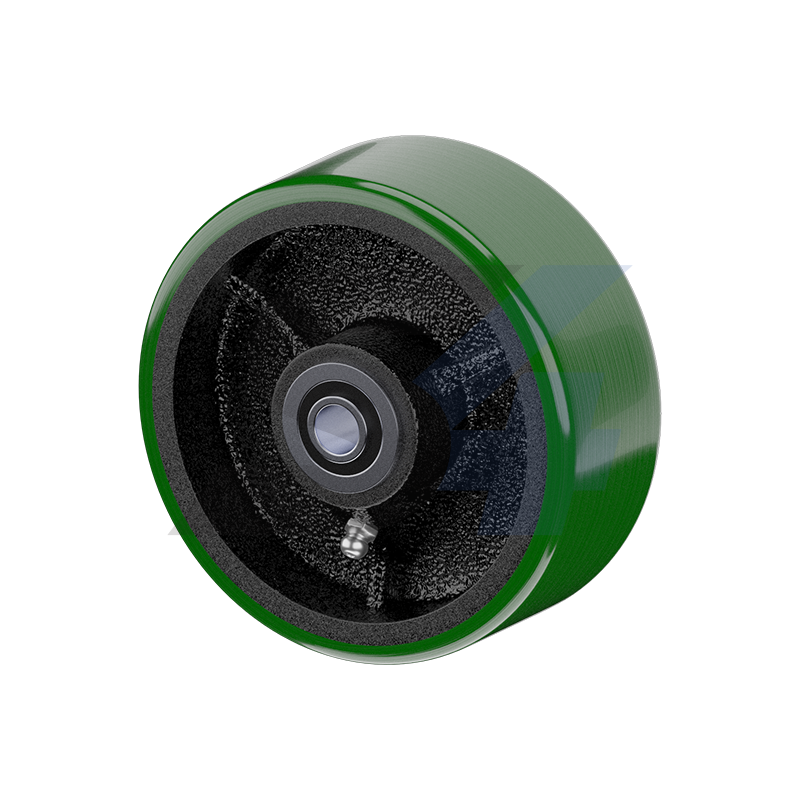 5 x 2" Poly on Cast Iron Wheel - W002.094