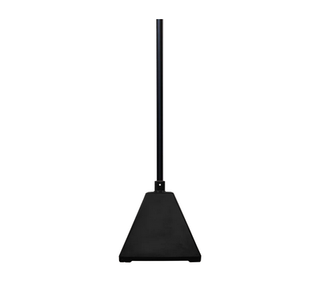 Pyramid Sign Base, Base Color: BlackPost Color: Black