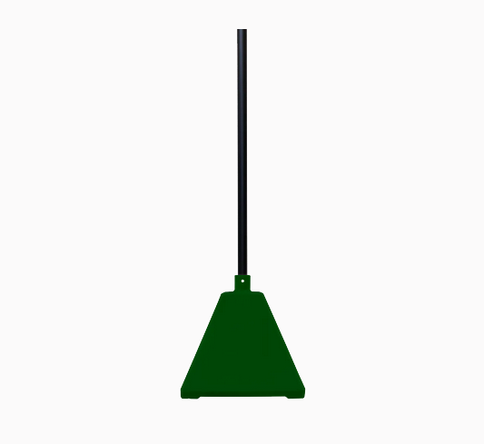 Pyramid Sign Base, Base Color: BlackPost Color: Forestgreen