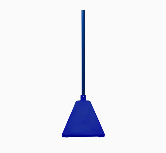 Pyramid Sign Base, Base Color: BluePost Color: Blue