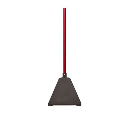 Pyramid Sign Base, Base Color: RedPost Color: Brown