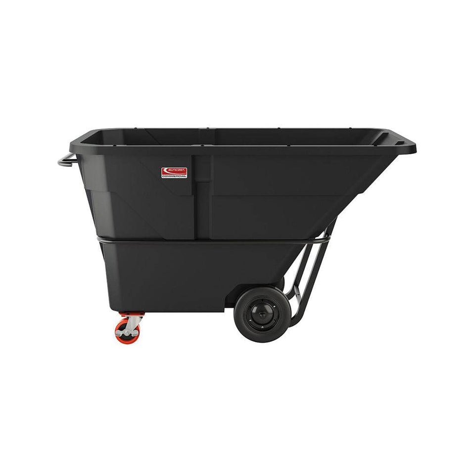 1-1/2 Cubic Yard, Heavy Duty Tilt Truck, Black - Suncast Commercial