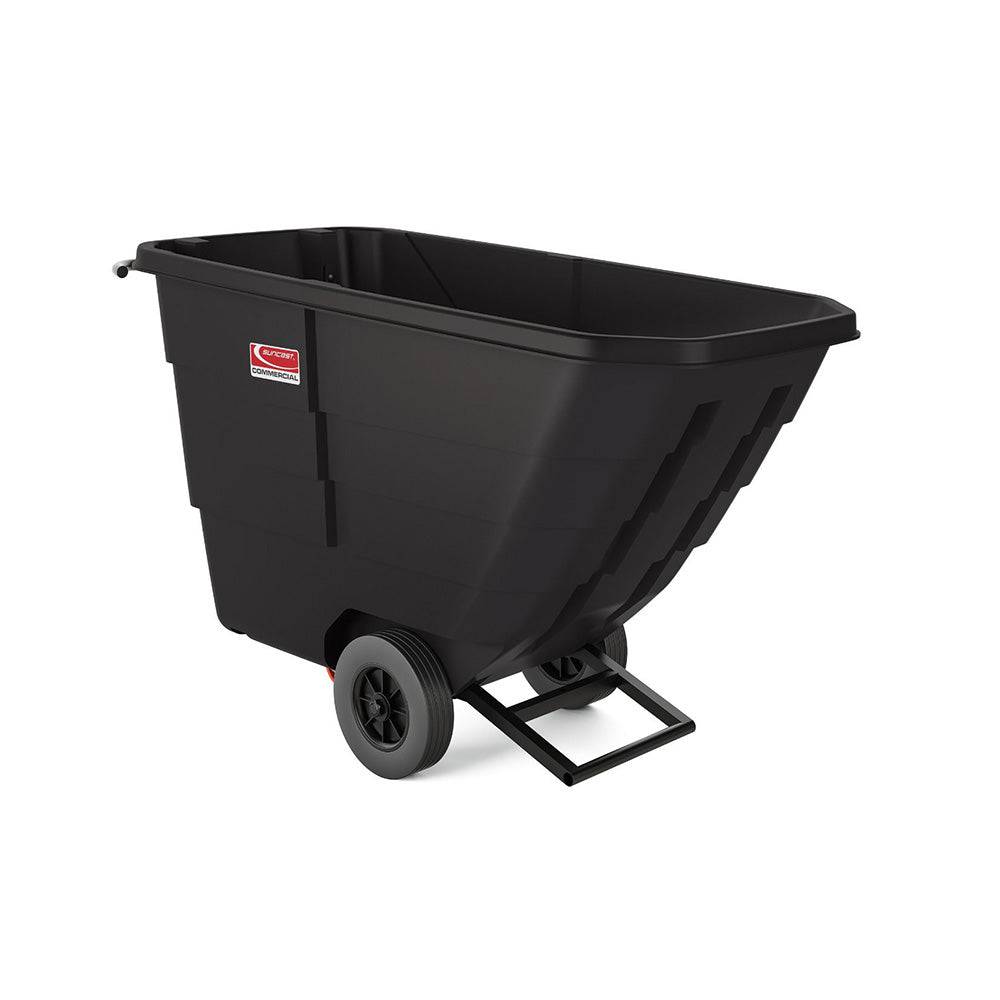 1/2 Cubic Yard Construction Duty Tilt Truck, Black - Suncast Commercial