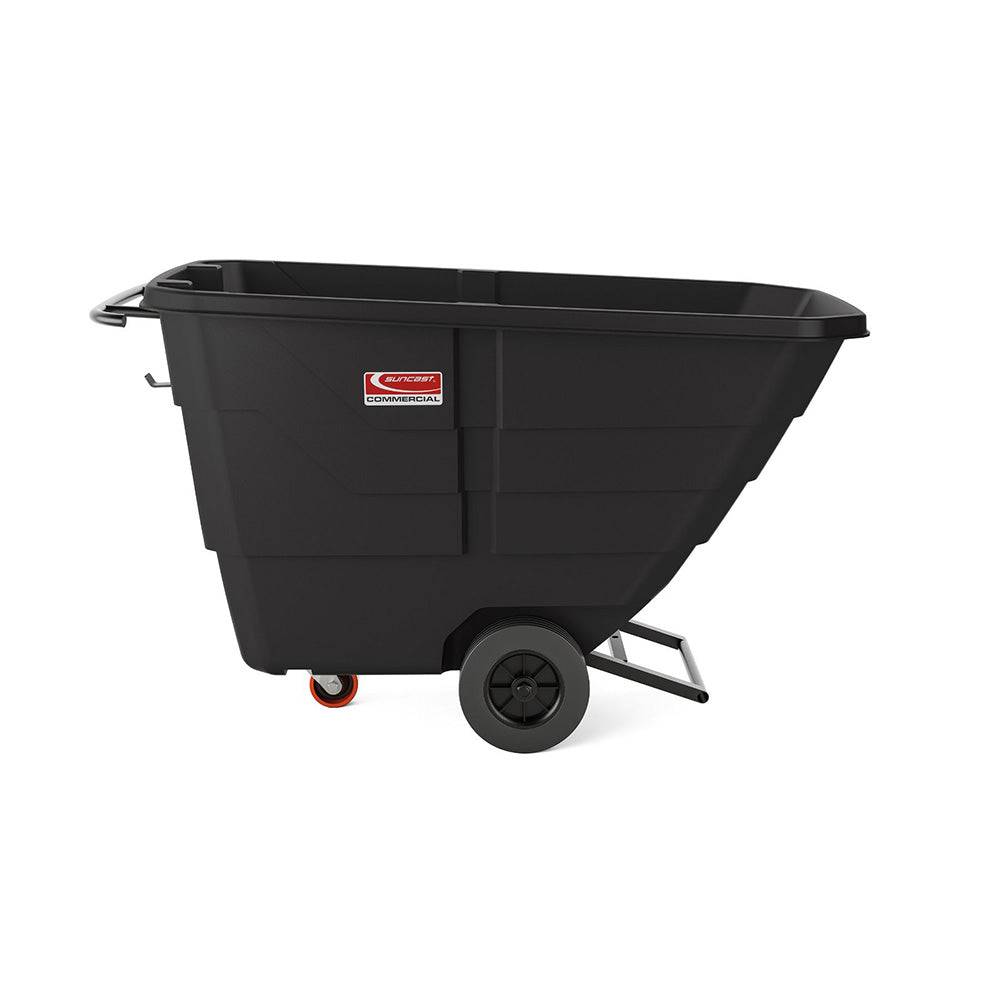 1/2 Cubic Yard Construction Duty Tilt Truck, Black - Suncast Commercial