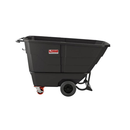 1/2 Cubic Yard, Standard Duty Tilt Truck, Black - Suncast Commercial