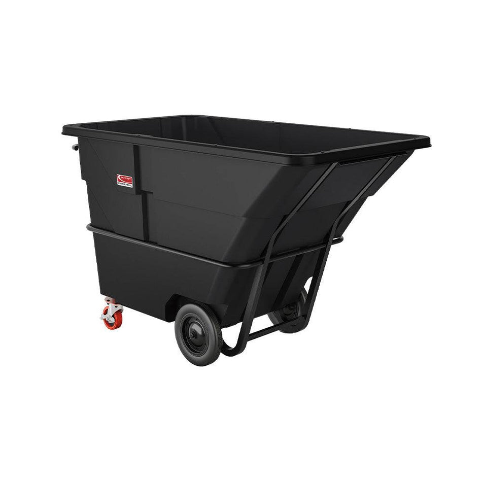 2 Cubic Yard, Heavy Duty Tilt Truck, Black - Suncast Commercial