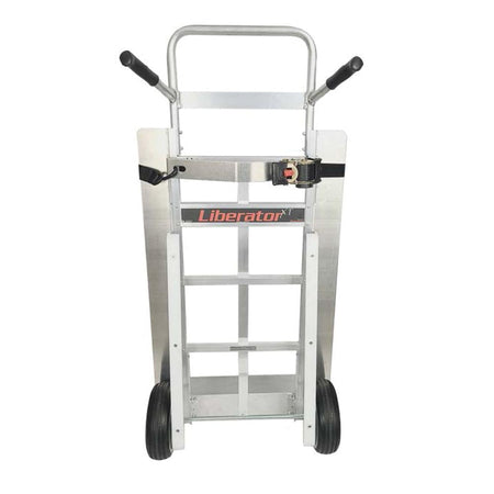 B&P Liberator XT Extra Wide Hand Truck - 12in Nose Plate - Wings - Stair Climbers - B&P Manufacturing