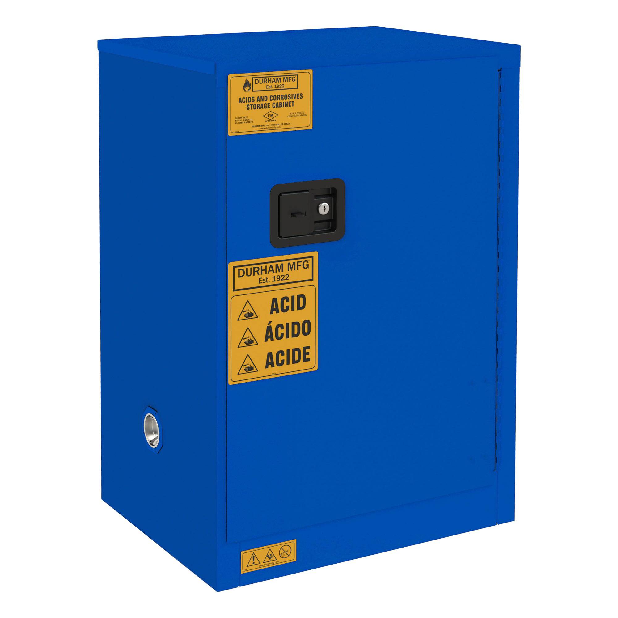 Corrosive Storage, 12 Gallon, Manual - Durham