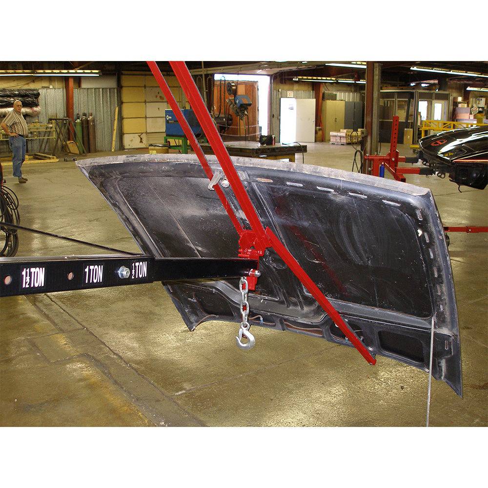 Hood Picker Attachment for Engine Hoist - Merrick Machine