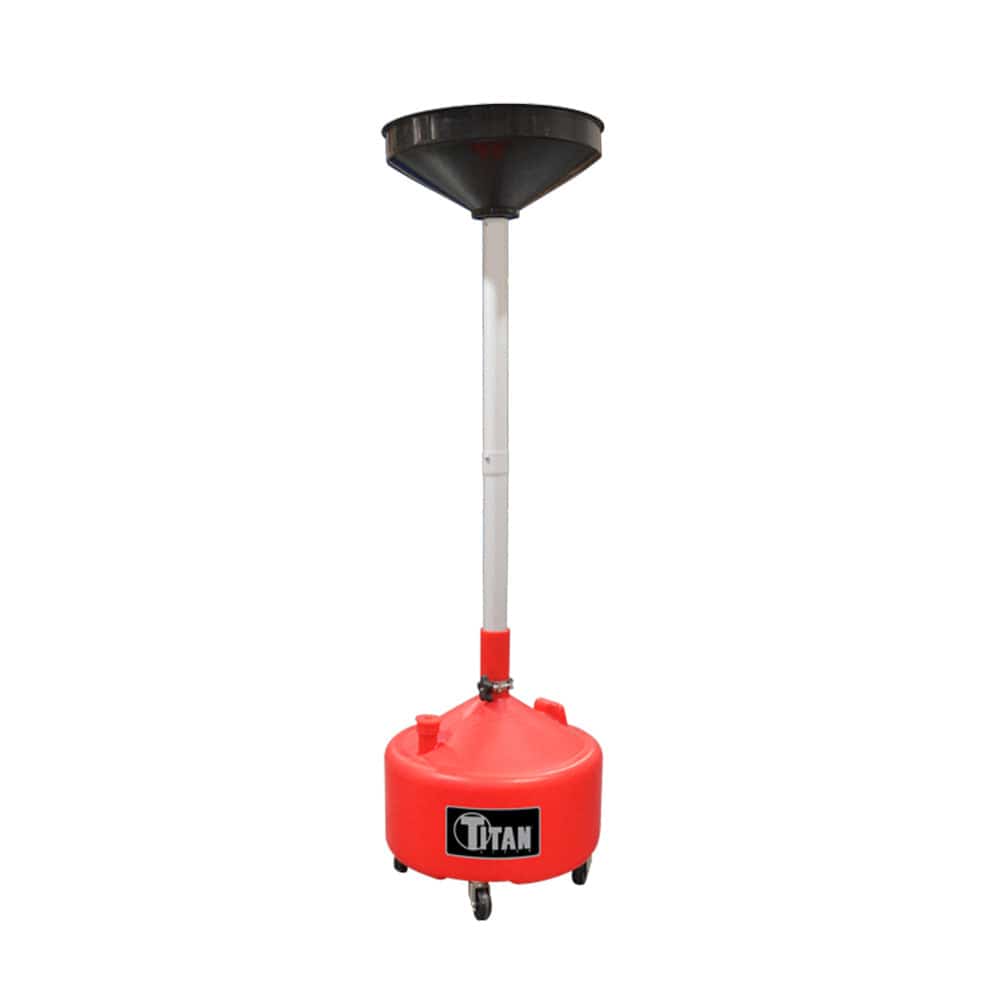 Titan 8 Gallon Adjustable Waste Oil Drain - Titan Lifts