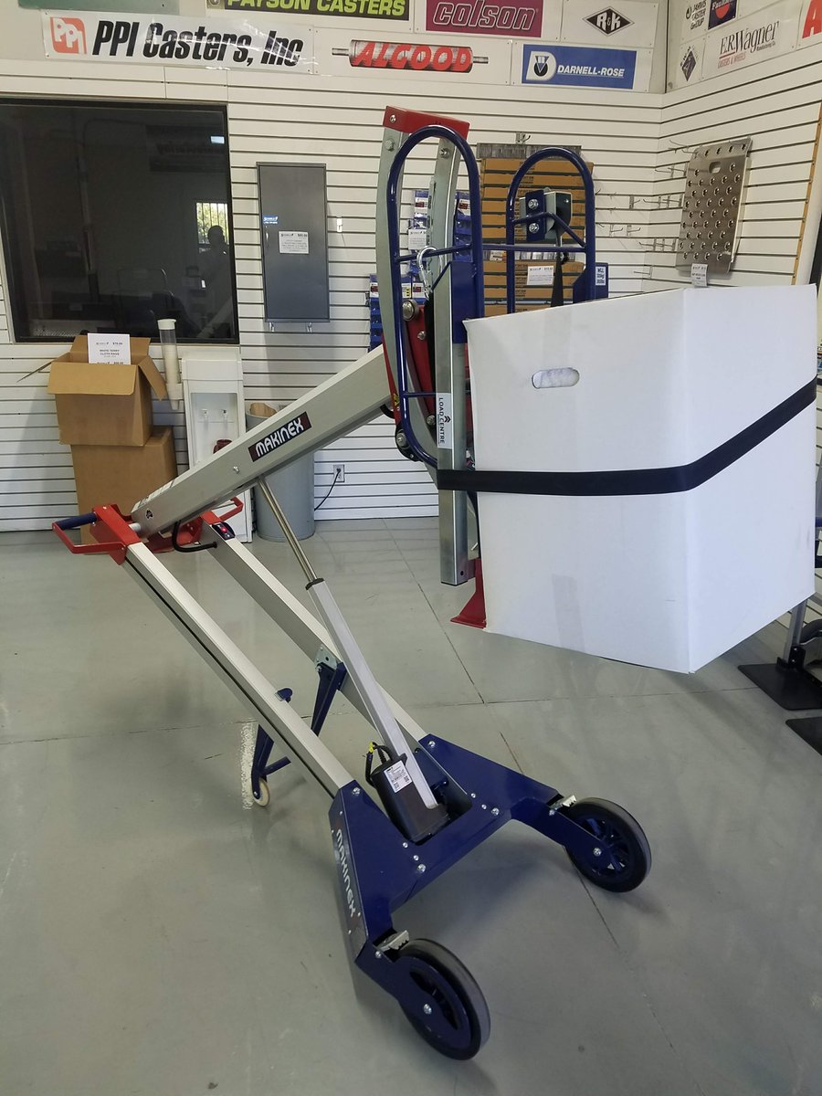 Industrial cart and tools used in warehouse operation.