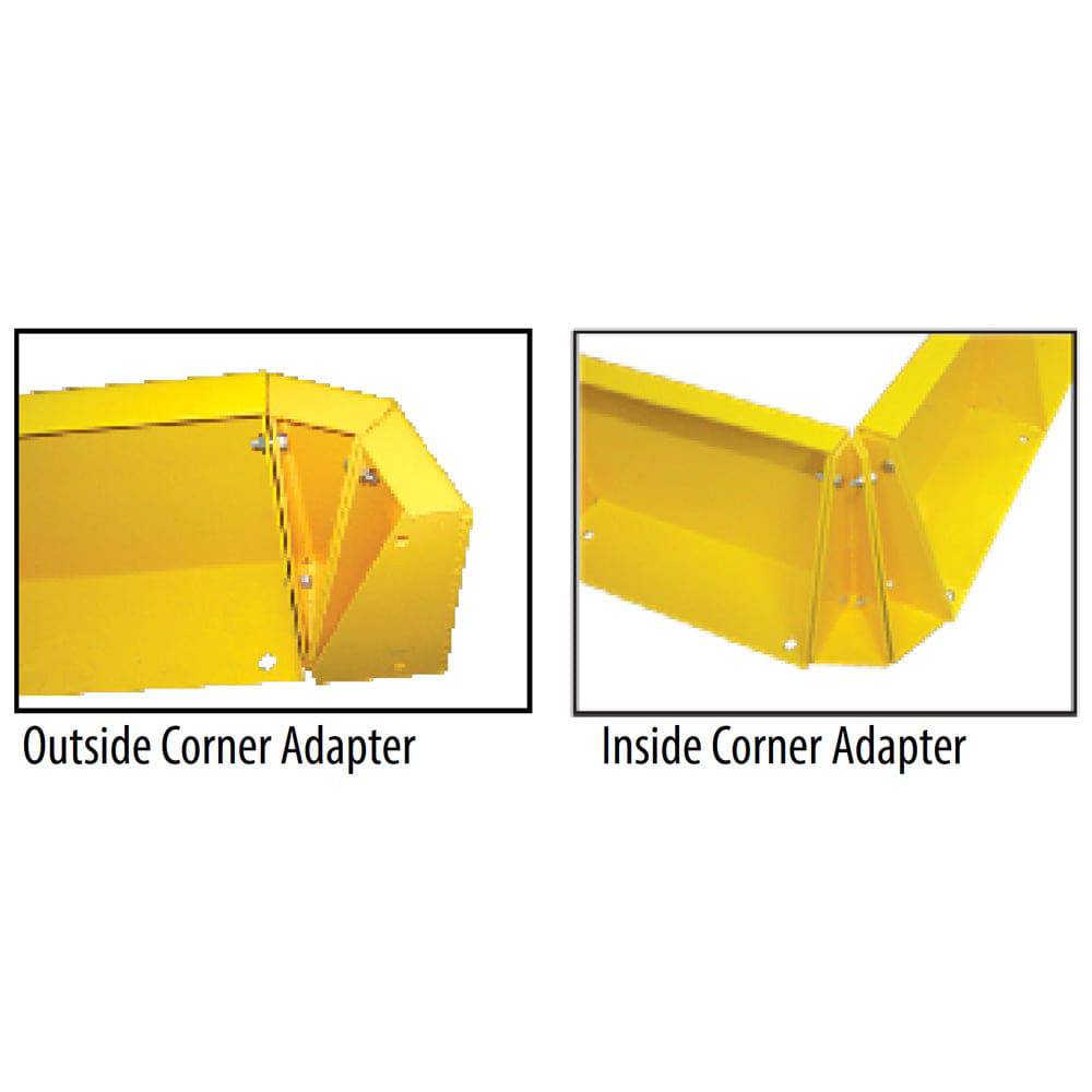 12-in Tall Floor-Mounted Barrier Corners - Handle-It