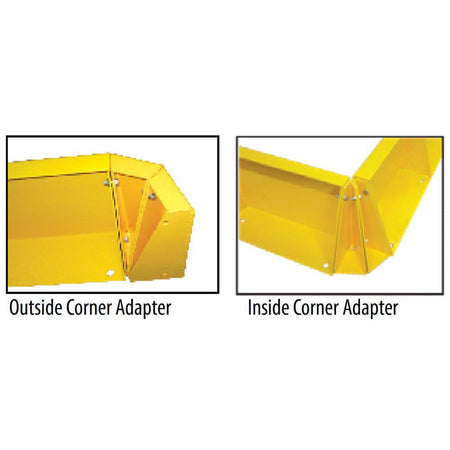 12-in Tall Floor-Mounted Barrier Corners - Handle-It