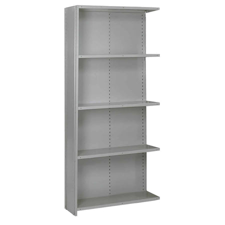 8000 Series Closed Steel Shelving with 5 Shelves - 20 Gauge - Heavy-Duty - Lyon