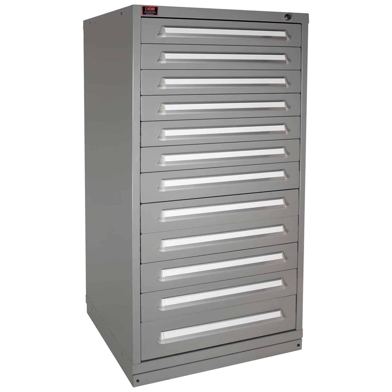 Quick Ship 12 Drawer Modular Cabinet with 240 Compartments Standard Wide Eye-Level Height - Lyon