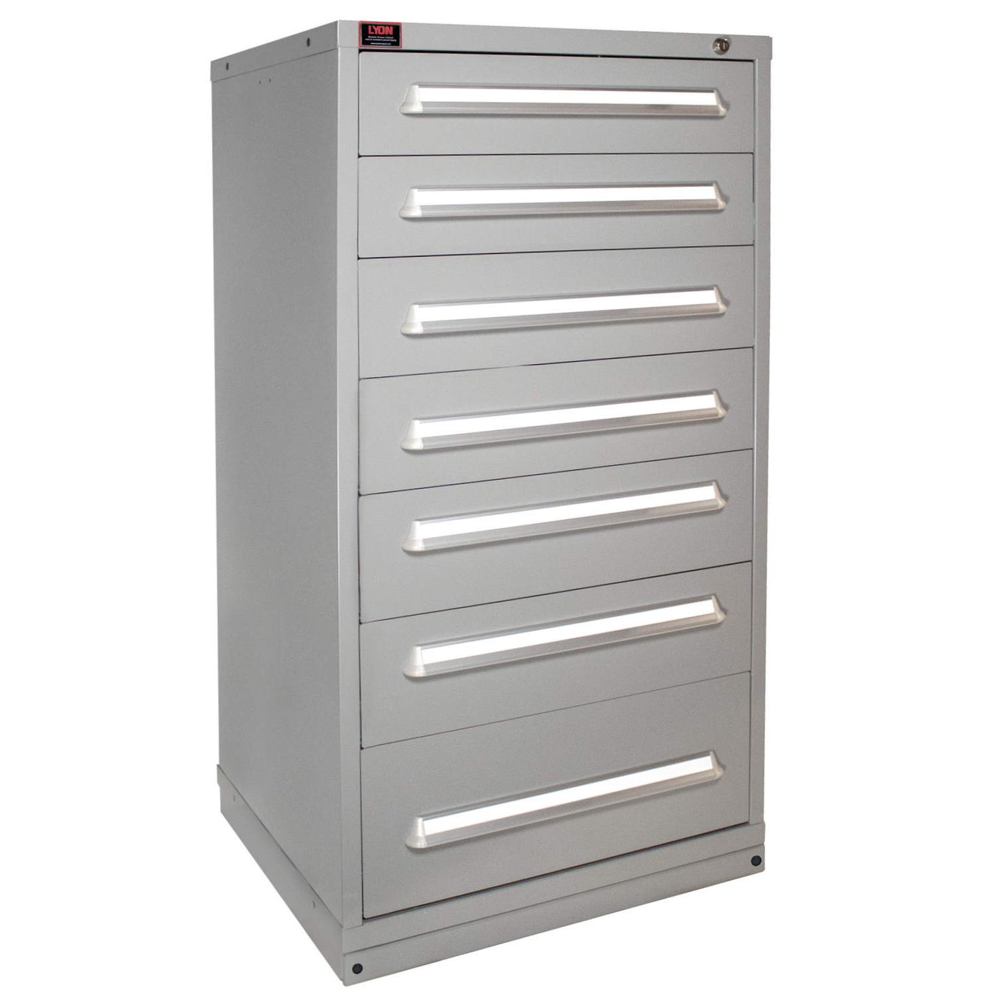 Quick Ship 7 Drawer Modular Cabinet with 77 Compartments Standard Wide Eye-Level Height - Lyon