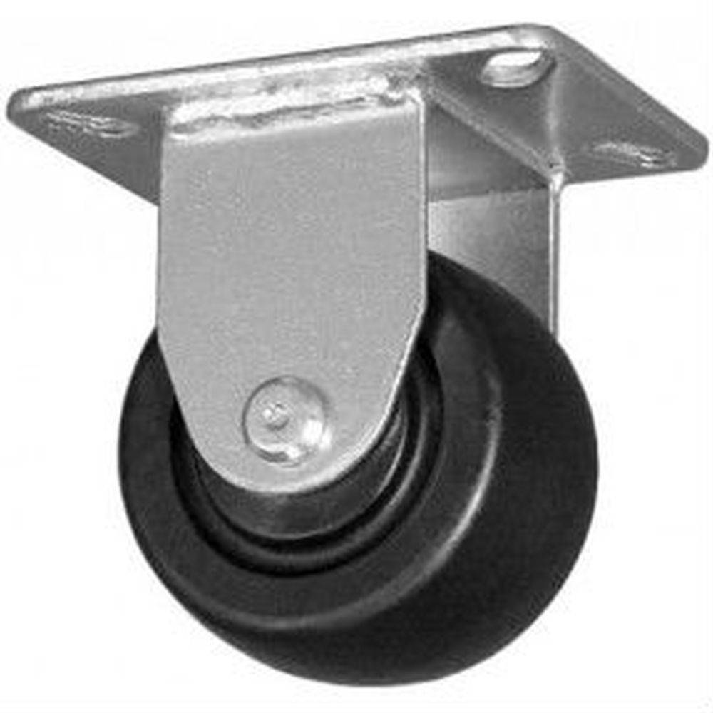 3" x 1-13/16" MaxRok Heavy Duty Machine Rigid Caster 1,200 lbs. Capacity - Durable Superior Casters