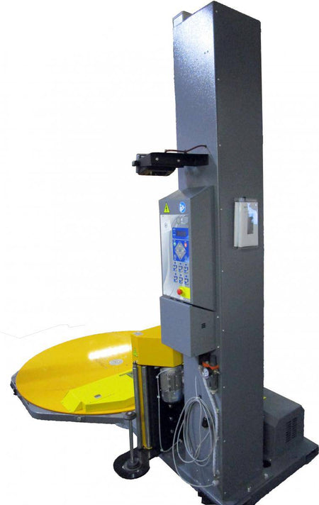 Model 1100AA-C Semi-Automatic Pallet Stretch Wrap Machine - Handle-It