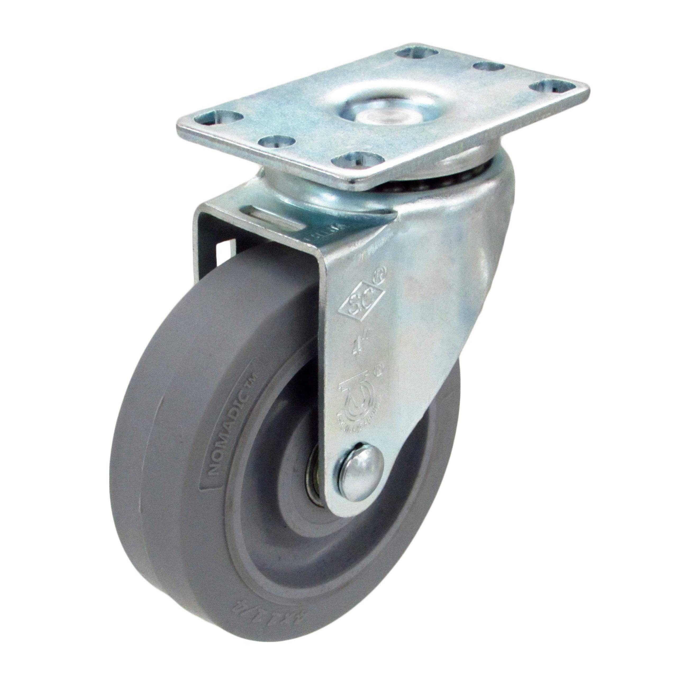 4" x 1-1/4" Nomadic Wheel Swivel Caster - 300 lbs. Capacity - Durable Superior Casters