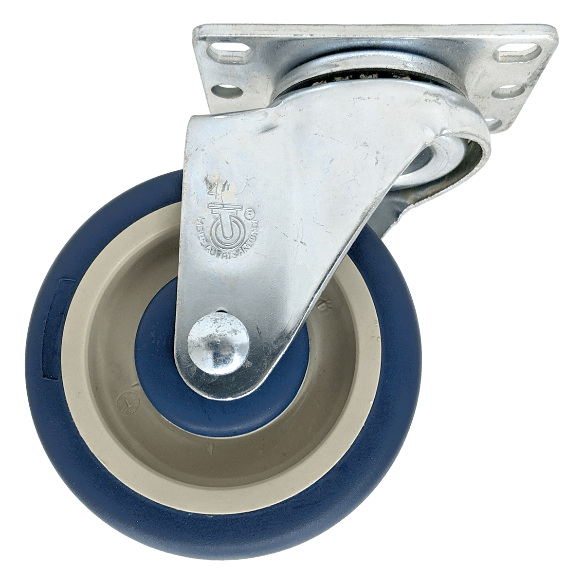 4" x 1-1/4" Poly-Pro Wheel Swivel Caster - 350 lbs. capacity (Clearance) - Durable Superior Casters