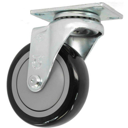 5" x 1-1/4" Poly-Pro Wheel Swivel Caster - 300 lbs. capacity - Durable Superior Casters