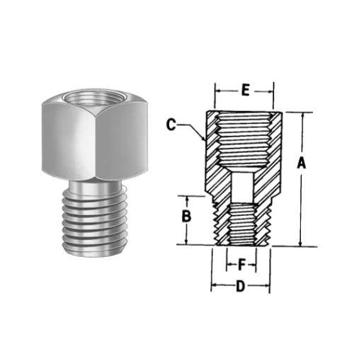 Bulkhead Adapter - Lincoln Industrial