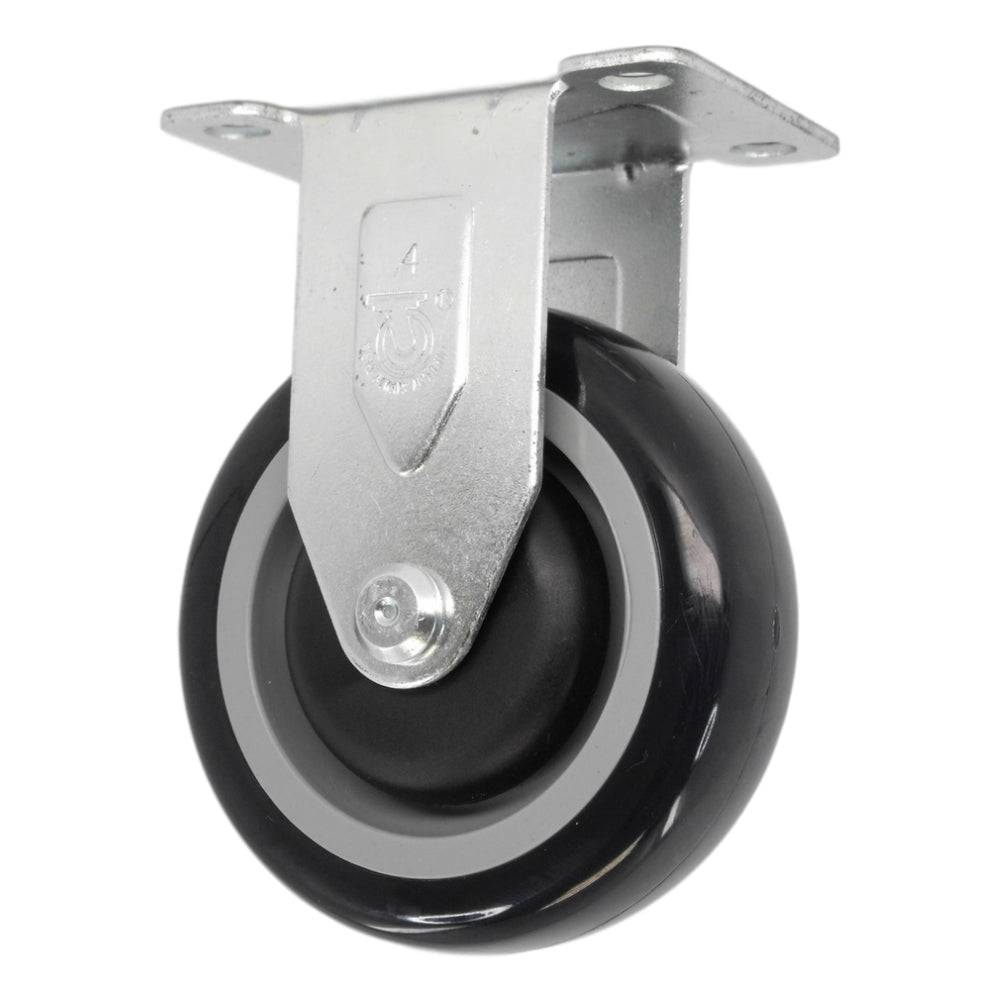4" x 1-1/4" Poly-Pro Wheel Rigid Caster - 350 lbs. capacity - Durable Superior Casters