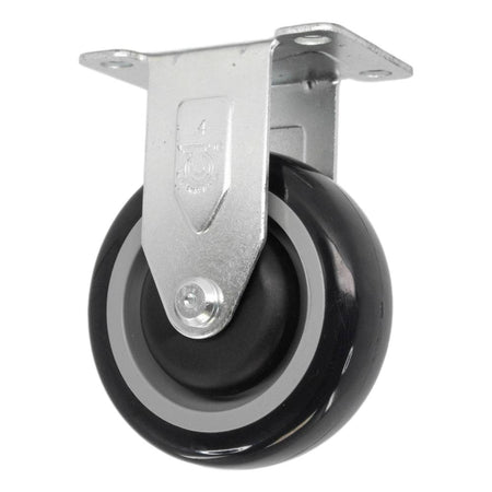 4" x 1-1/4" Poly-Pro Wheel Rigid Caster - 350 lbs. capacity - Durable Superior Casters