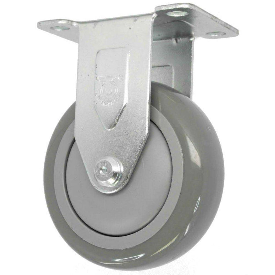 5" x 1-1/4" Poly-Pro Wheel Rigid Caster - 300 lbs. capacity - Durable Superior Casters