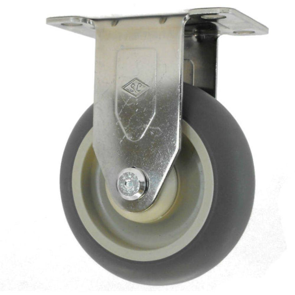 4" x 1-1/4" Thermo-Pro Wheel Swivel Caster Stainless Steel - Durable Superior Casters - product view 2
