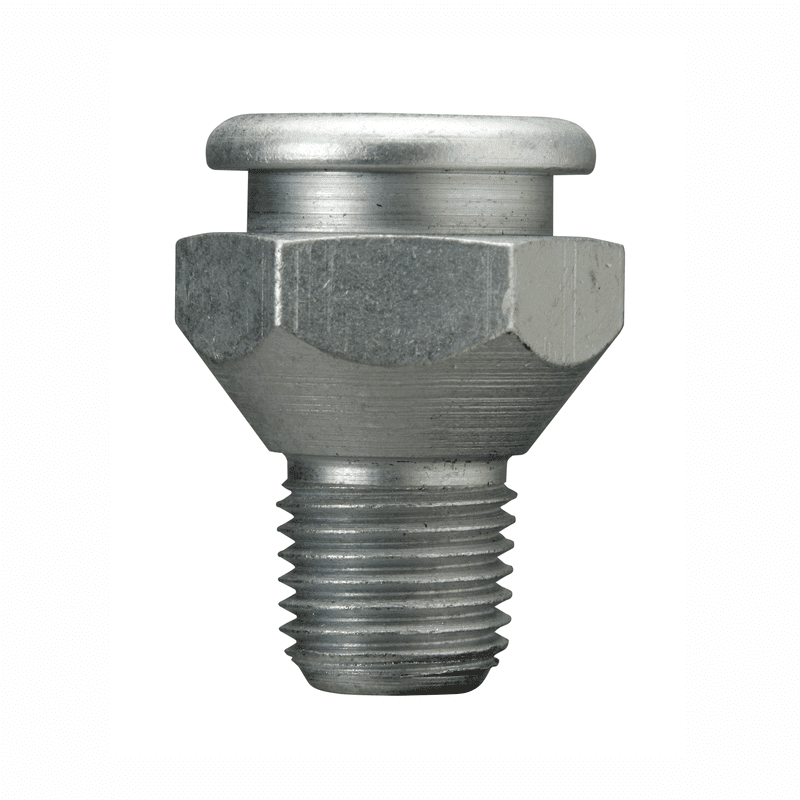 Alemite 1823-1 1/4" NPTF Thread Giant Button Head Fitting (Pack of 50) - Alemite