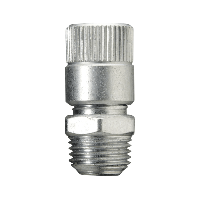 Alemite 1958 1/8" PTF Fitting Adapter, 1/4" Shank Length (Pack of 50) - Alemite