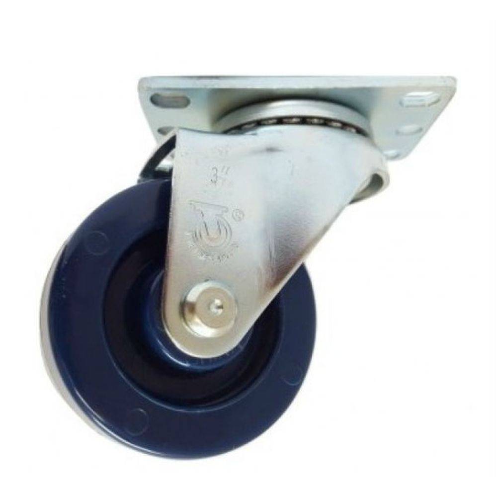 3" x 1-1/4" DuraLastomer Wheel Swivel Caster - 300 lbs. Capacity - Durable Superior Casters