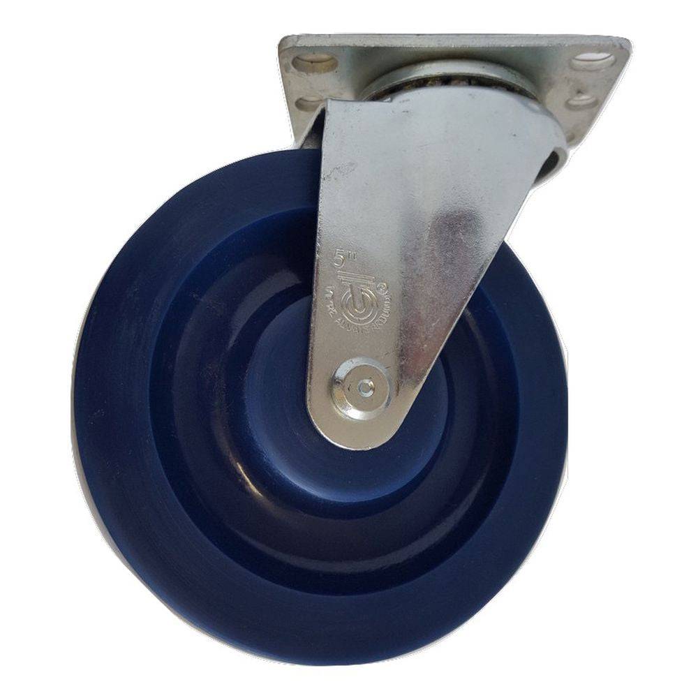 5" x 1-1/4" DuraLastomer Wheel Swivel Caster - 350 lbs. Capacity - Durable Superior Casters