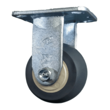 4" x 2" Thermo-Pro Wheel Rigid Caster - 300 lbs. Capacity - Durable Superior Casters