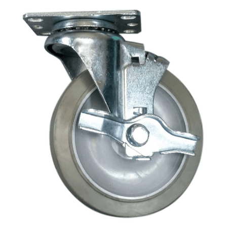 5" x 1-1/4" Nomadic Wheel Swivel Caster W/ Top Lock Brake - 325 lbs. capacity - Durable Superior Casters