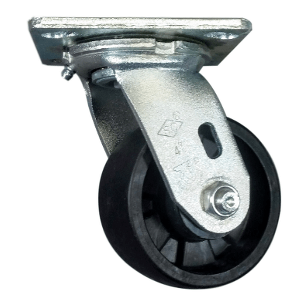 4" x 2" MaxRok Wheel Swivel Caster - 800 lbs. Capacity - Durable Superior Casters